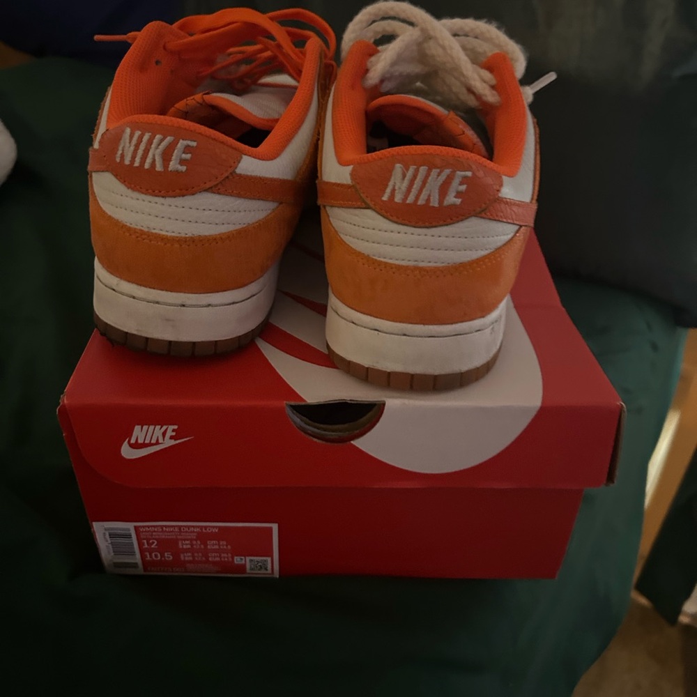 Nike Orange and White Sneakers - Picture 9 of 9